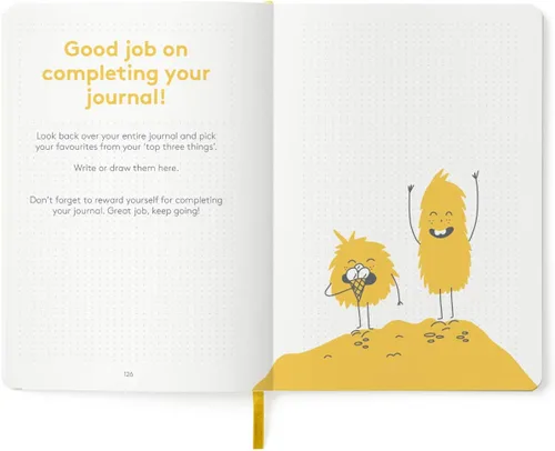 Miniatura 7 de HappyMe - Diario de gratitud para niños con indicaciones diarias, cuaderno de escritura para expresar pensamientos y sentimientos, mentalidad