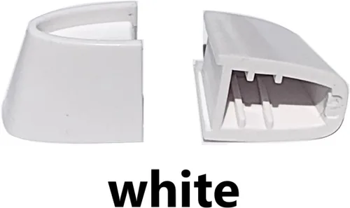 Miniatura 2 de Par de repuestos compatibles (2 piezas) de perillas divididas para atenuadores Lutron Skylark y control de ventilador (BLANCO)