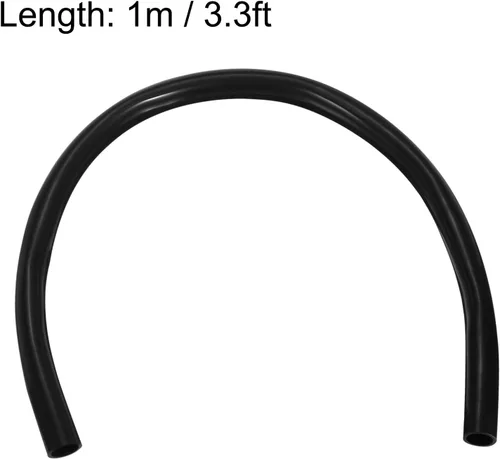 Miniatura 3 de uxcell Tubo de silicona, 1 pulgada de diámetro interior x 1-1/4 pulgadas de diámetro exterior de 3.3 pies, tubo de goma de silicona, manguera