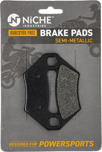 NICHE Juego de pastillas de freno delanteras y traseras para Arctic Cat 1436-420 1436-811 Polaris 2204137 semimetálico