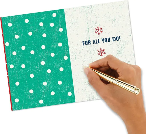 Miniatura 7 de Hallmark Surtido de tarjetas de agradecimiento de Navidad (10 tarjetas y 10 sobres)