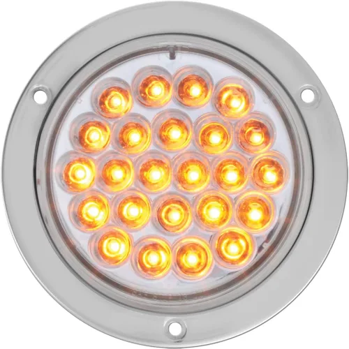 Miniatura 10 de GG Grand General 78244 Luz LED roja/transparente (4" Pearl Ss aro y cable, lente)