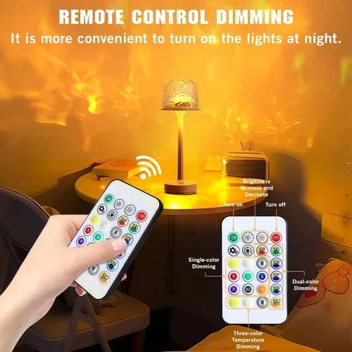 Miniatura 6 de Lámpara de ducha impermeable inalámbrica, lámpara de baño recargable con control remoto y control táctil, 16 colores cambiables de luz de proyector