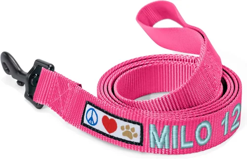 Miniatura 9 de Pawtitas correa para mascotas/cachorro de ft reflectante de perro con collar y arnés de juego que se venden por separado., Rosado (Pink Camo)