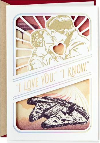 Miniatura 9 de Hallmark Paper Wonder - Tarjeta de amor desplegable, Star Wars Baby Yoda, para el día de San Valentín, aniversario o felicitación (gesto de amistad)