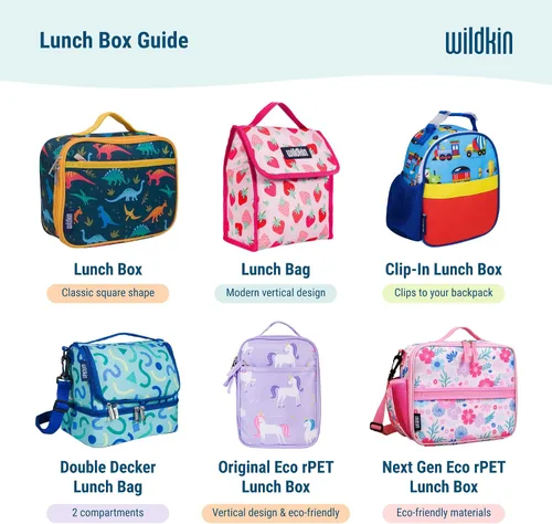 Miniatura 9 de Wildkin Juego de 3 recipientes de comida anidables para niños, apilables, herméticos y sin BPA, aptos para lavavajillas, para la escuela y viajes