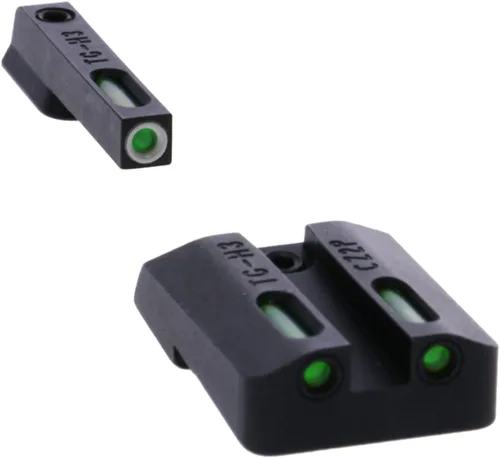 Miniatura 13 de TRUGLO TFX mira para pistola Dura, resistente a golpes, compacta, brillantemente luminosa, mira tritio y fibra óptica extrema para uso diurno