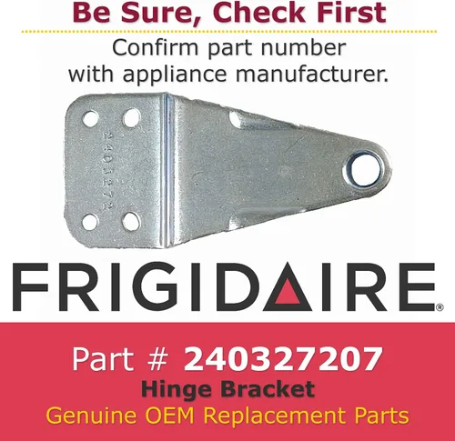 Miniatura 2 de Original Frigidaire 240327207 Soporte de bisagra. Unidad