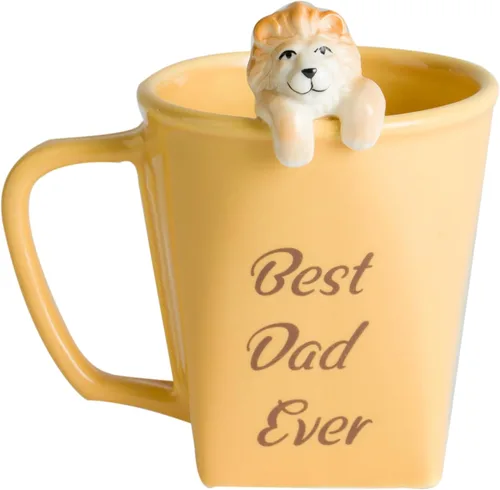 Miniatura 12 de DIHOclub Taza de cerámica divertida con perezoso 3D para mujeres y hombres, taza de café con diseño de perezoso para regalar a los mejores amigos