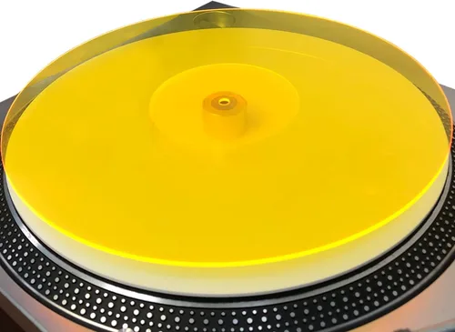 Miniatura 12 de Alfombrilla de acrílico para tocadiscos - Alfombrilla de vinilo para plato de 12 pulgadas - Reduce el ruido y mejora la calidad del sonido