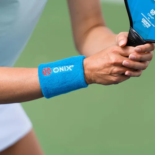 Miniatura 11 de ONIX Pulsera de absorción de sudor de pickleball Azul
