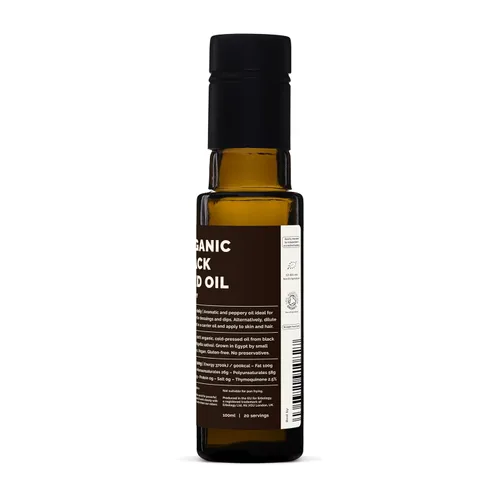 Miniatura 7 de Erbology Aceite orgánico de semillas negras de 3.4 onzas líquidas, Nigella Sativa, prensado en frío, más del 2.5% de timoquinona, apoya la salud