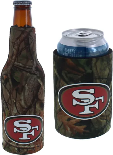 Miniatura 54 de Portavasos y Portabotellas de Fútbol Americano Aislante Enfriador de Bebidas Huggie Green Bay (Packers) - Estática activa