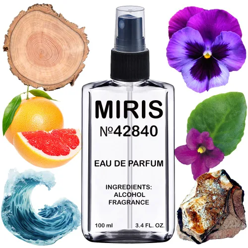 MIRIS No. 42840, Inspired by Invitus Aqua 2018, Eau de Parfum de larga duración para hombres, en aerosol, 3.4 fl oz / 3.4 fl oz