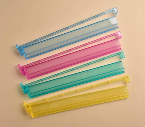 Mose Cafolo Juego de 4 empujadores de bastidor y empujador de acrílico Mah Jongg de acrílico transparente todo en uno de 18.7 pulgadas (multicolor)