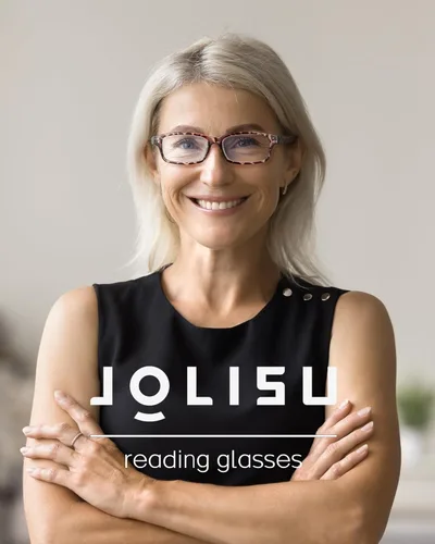 Miniatura 6 de JOLISU Gafas de Lectura para Mujeres y Hombres - Paquete de 5 Gafas de Lectura Elegantes para Damas con Bisagra de Resorte - Gafas de Bloqueo de Luz