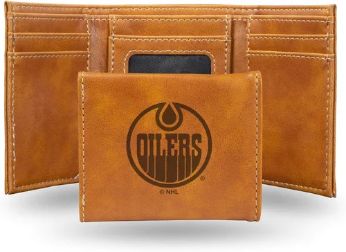 Miniatura 21 de NHL Rico Industries - Billetera triple grabada con láser y tres pliegues, accesorio para hombre