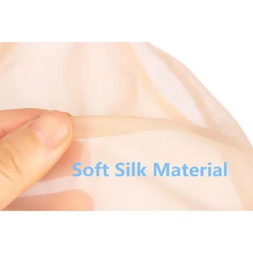 Miniatura 5 de Toupee Cap Base de encaje con piel fina transpirable para hacer pelucas, color de piel, base base para cubrir el cabello, extensión de corona de 8.2