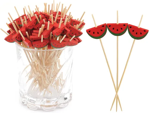 Miniatura 22 de 100 piezas de palillos de cóctel para bebidas, decoraciones de San Valentín, palillos de dientes elegantes para aperitivos, palillos de dientes