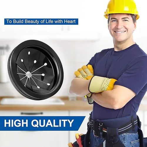 Driak Eliminación de basura Splash Guard Part Anti-Microbial Quiet Collar Sink Baffle