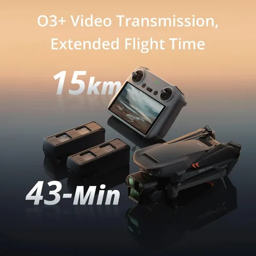 Miniatura 3 de DJI Mavic 3 Pro Fly More Combo con DJI RC, dron insignia de triple cámara con cámara Hasselblad CMOS de 4/3, transmisión de video de 15km, 3