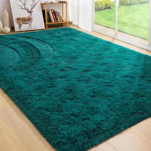 Miniatura 50 de BENRON Alfombras de pasillo esponjosas de 2 x 4 pies, suaves y largas para dormitorio, pasillo, entrada, cocina, alfombra lavable para decoración