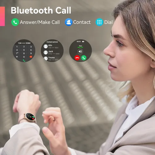 Miniatura 3 de Reloj inteligente para mujer, contador de calorías, monitor de sueño, IP68, impermeable, podómetro, contador de calorías, monitor de actividad