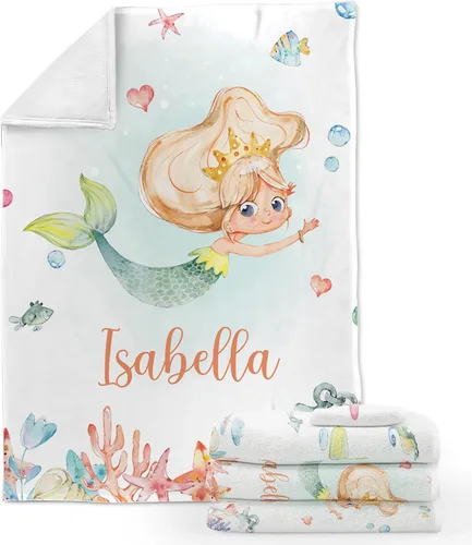 Miniatura 10 de ZouZou Mantas de bebé personalizadas con nombre, mantas de bebé personalizadas para niñas, manta de bebé de oso, el mejor regalo para bebé, recién