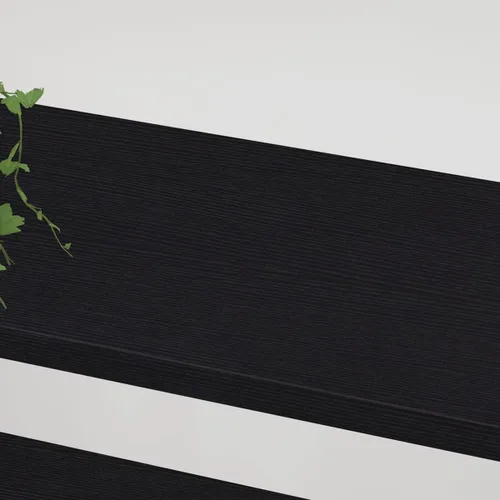 Miniatura 5 de HSH Estantería negra de 5 niveles de alto, estante de almacenamiento de madera y metal, estantería industrial moderna Etagere de 5 estantes, estante