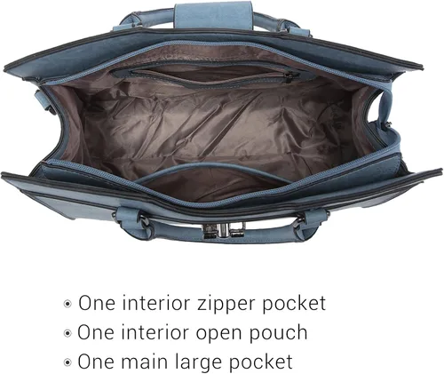 Miniatura 4 de Dasein Bolsos de mano para mujer, monederos con monograma, bolso grande para mujer, bolso de hombro, bolsa de trabajo con asa superior, juego de 2