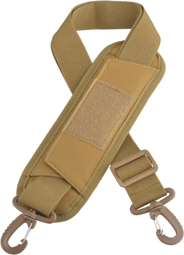 Miniatura 9 de TRIWONDER Correa de repuesto para hombro de bolso, correa ajustable con ganchos de metal acolchados para bolsos cruzados, bolsos de mensajero
