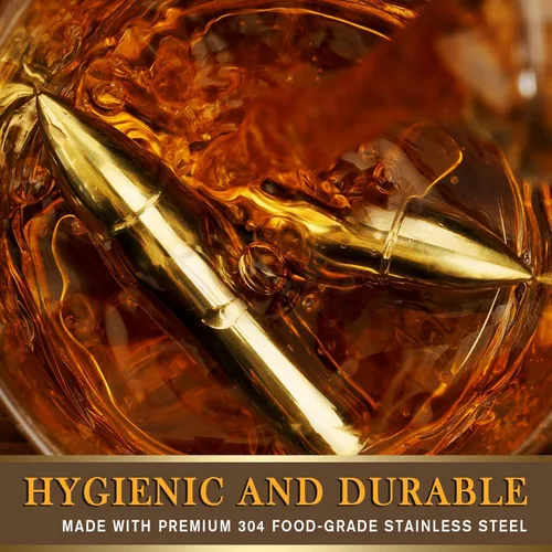 Miniatura 6 de Regalos para marido para él hombres, día de San Valentín, juego reutilizable de piedras de whisky grabadas de acero inoxidable y vasos, regalo