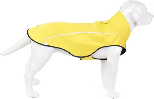 Miniatura 18 de Mile High Life Impermeable para perro, Chaqueta de lluvia reflectante impermeable ajustable para perros pequeños, medianos y grandes, abrigo