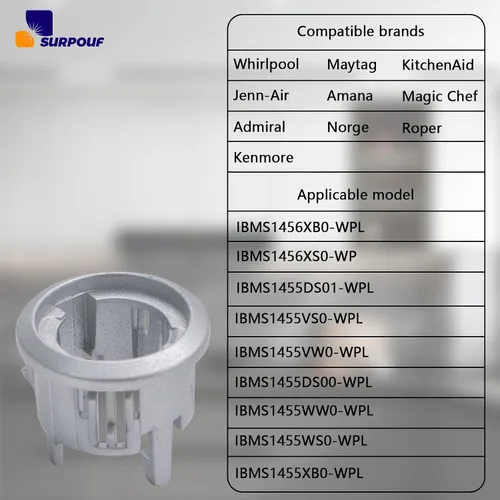 Miniatura 3 de W11116990 Soporte de botón para Whirlpool W10251250 KitchenAid Maytag Jenn-Air