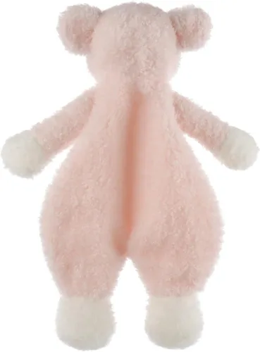 Miniatura 3 de Apricot Lamb Manta de seguridad de animales de peluche, diseño de cerdo rosa, manta de carácter infantil, manta de lujo para acurrucarse, 10 pulgadas