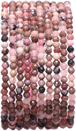 Miniatura 29 de BEADIA Cuentas Facetadas de Piedra Natural Amazonita Rondelle 3x4mm Cuentas Semipreciosas Sueltas para Hacer Joyas 38cm