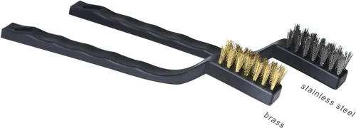 Miniatura 2 de eBoot set de mini cepillos de alambre para limpiar escorias de soldadura y oxidaciones, en paquete de 6, de acero inoxidable y bronce
