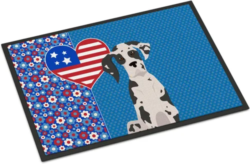 Miniatura 88 de Caroline's Treasures WDK5119JMAT Airedale Terrier USA - Tapete para interiores o exteriores, 24 x 36 pulgadas, tapete para puerta delantera