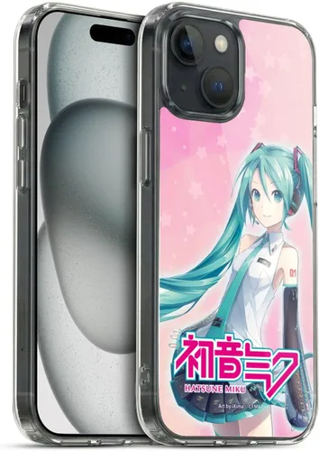 Miniatura 113 de Head Case Designs Licencia Oficial Hatsune Miku Gráficos Lindos Carcasa de Gel [Protección de Grado Militar] Compatible con Apple iPhone 7