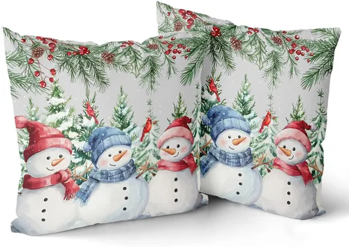 Miniatura 9 de Giwawa Little Adventure - Funda de almohada decorativa cuadrada de 16 x 16 pulgadas, color azul marino, diseño de flecha, fogata, oso, bosque