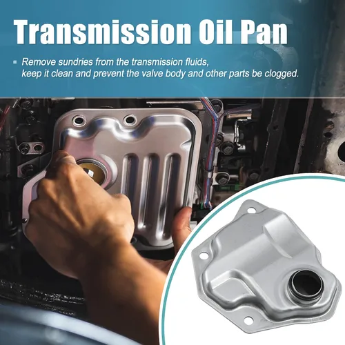 Miniatura 3 de X AUTOHAUX Filtro de transmisión cárter de aceite para Nissan NV200 2.0L CVT S 2013 2014 para Nissan NV200 2.0L CVT SV 2013 2014 31728-1XF02