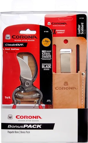 Miniatura 6 de Corona Herramientas BP 3180D ClassicCUT Bypass Kit de podadora con vaina de cuero