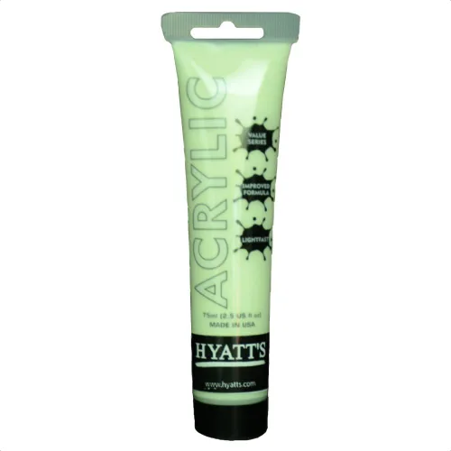 Miniatura 110 de Hyatt's Alizarine - Pintura acrílica carmesí Tubo de pintura acrílica de 2.5 fl oz de grado artístico Secado rápido y pintura no tóxica