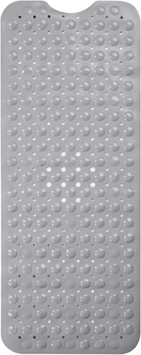Miniatura 20 de ENKOSI Tapete de baño antideslizante, extra largo de 40 x 16 pulgadas, tapete antideslizante grande para bañera y ducha con ventosas y agujeros