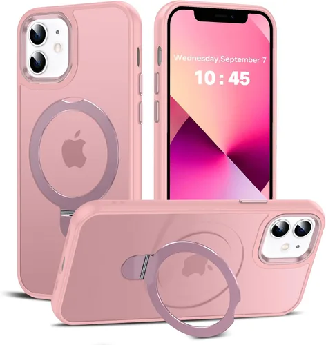 Miniatura 70 de LeYi para iPhone-13 Funda/iPhone-14 Fundas: con soporte para MagSafe i Phone 13Funda con anillo magnético iPhone14 iPhone13 Cubierta Funda para Negro
