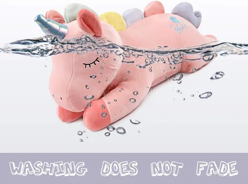 Miniatura 5 de ARELUX Lindo animal de peluche grande de 24 pulgadas: suave animal de peluche gigante para abrazar, decoración de habitación de unicornio grande