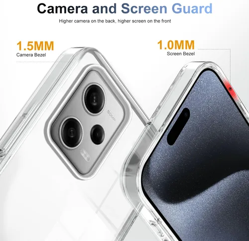 Miniatura 3 de Funda para Xiaomi Redmi Note 12 Pro Compatible con Xiaomi Redmi Note 12 Pro Phone Case Cover HRFH-GT Blanco