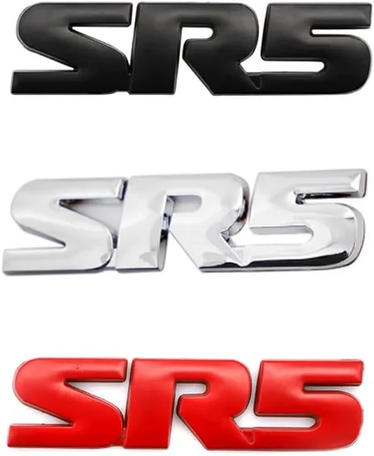 Miniatura 6 de SR5 Emblem Side/Rea V6 SR5 Tronco Calcomanía Metal Pegatina Insignia (Plata)