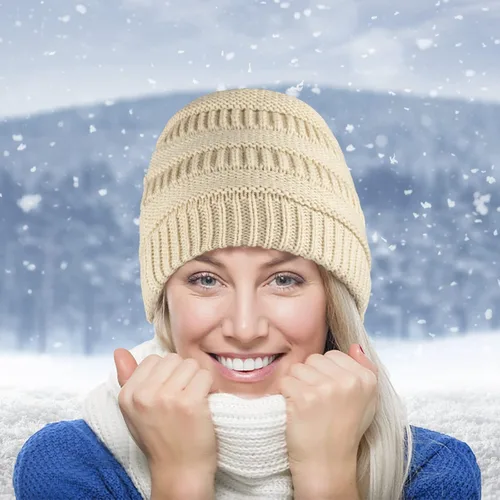 Miniatura 6 de Gorro de invierno de 3 piezas para mujer