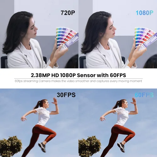 Miniatura 7 de Cámara PTZ de seguimiento automático AI 20x Zoom óptico HDMI USB IP Cámara de transmisión en vivo 1080P 60fps Sistema de videoconferencia POE